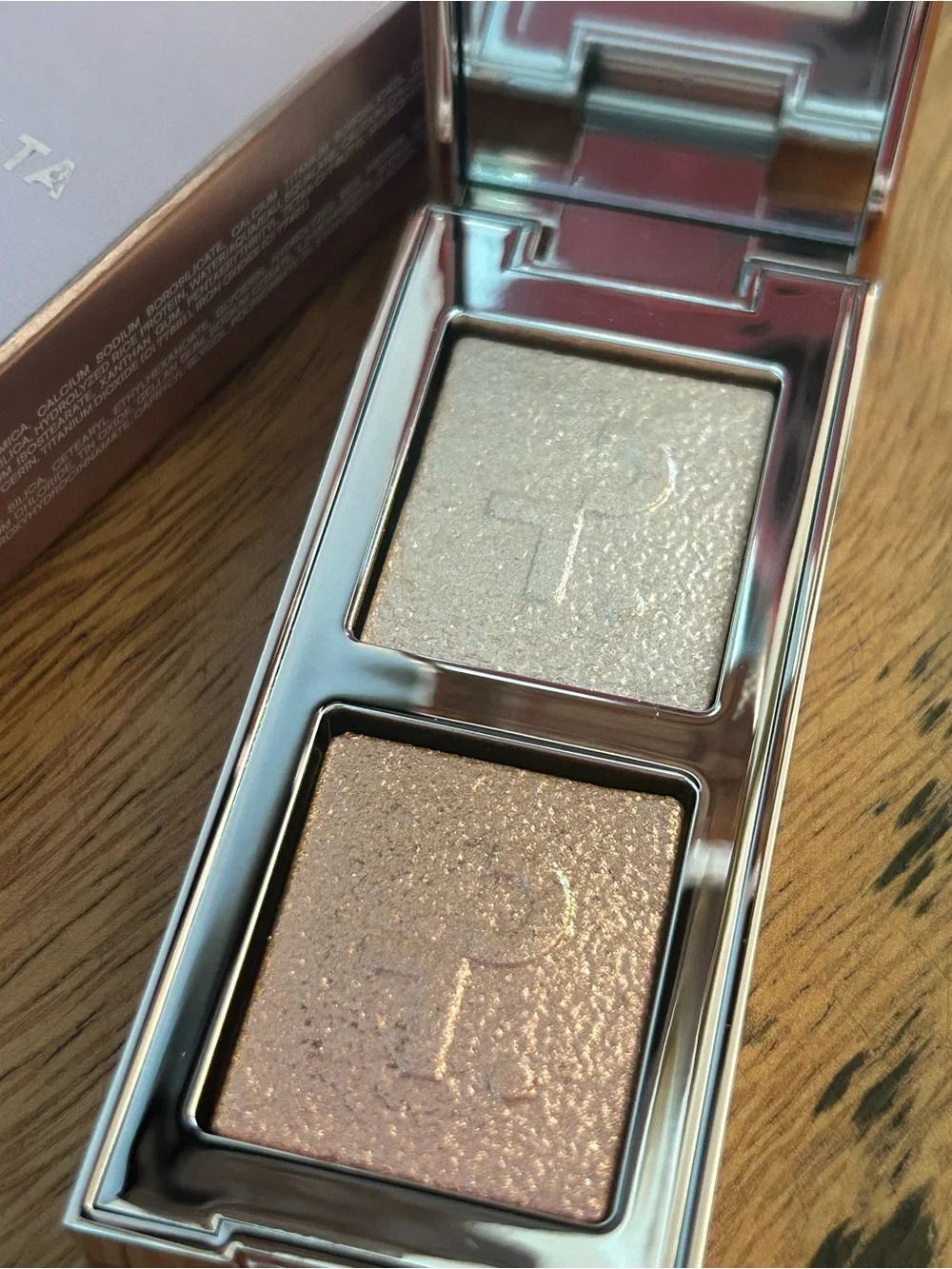 NIB★Patrick Ta Major Dimension Eye Illusion Eyeshadow Duo in Talk To My Team